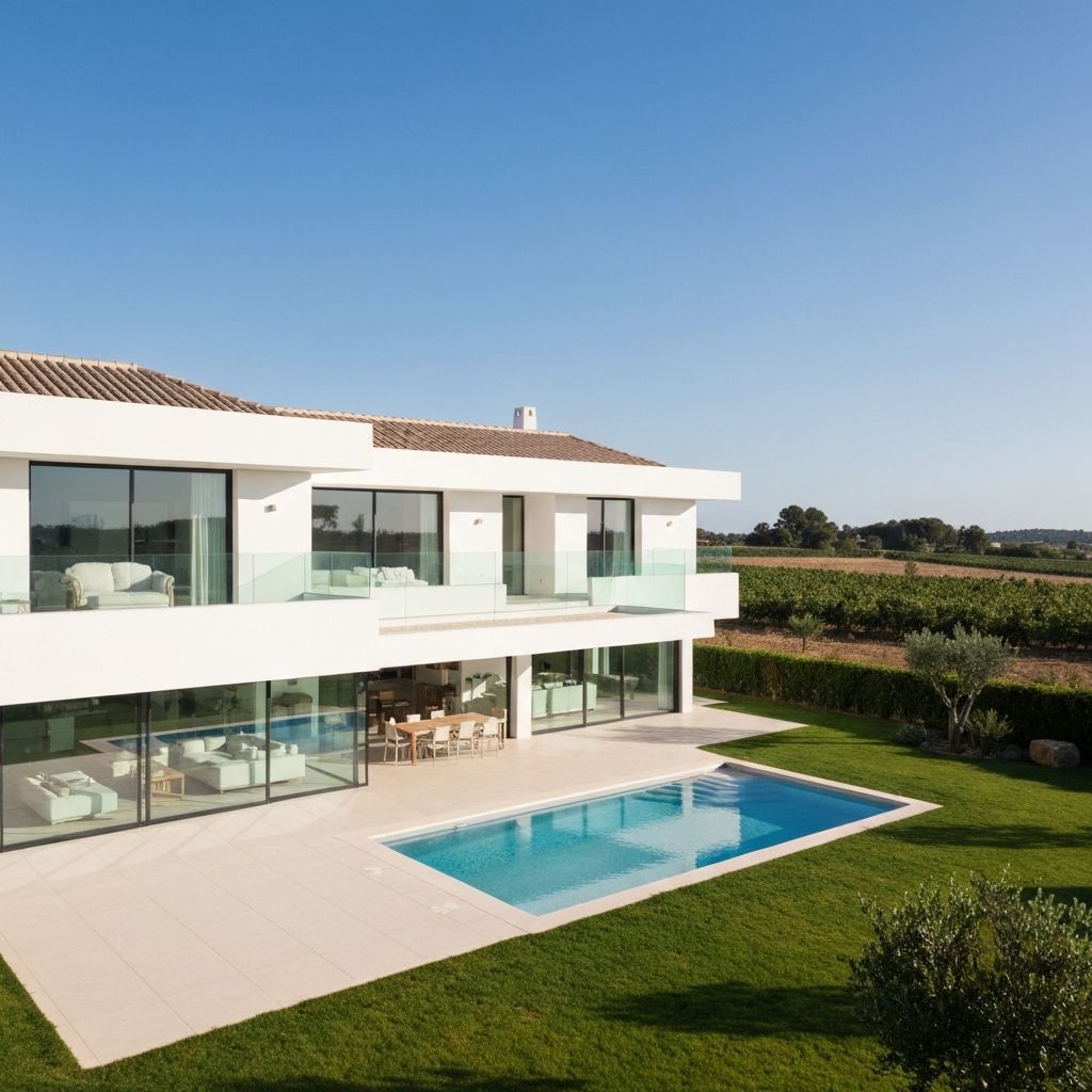 Villa Contemporânea com Piscina